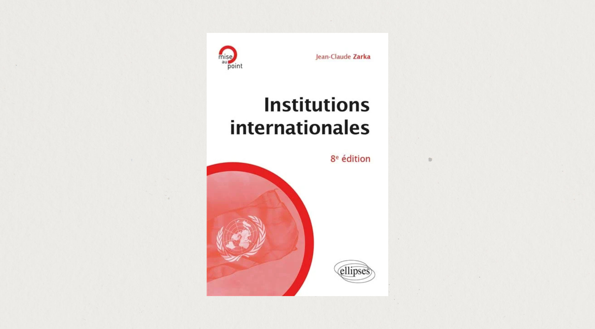 Illustration de l'article Institutions internationales - 8e éd.